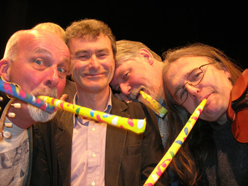 with Peggy, Simon and Chris (Fairport Convention) for Steve's sixtieth birthday bash in 2006 with Peggy, Simon and Chris (Fairport Convention) for Steve's sixtieth birthday bash in 2006